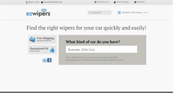 Desktop Screenshot of ezwipers.com
